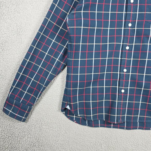 Bonobos Shirt Mens Size Medium Plaid Multicolor Windowpane Long Sleeve Slim Fit - Picture 3 of 10